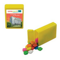 Yellow Refillable Plastic Mint/ Candy Dispenser w/ Gum